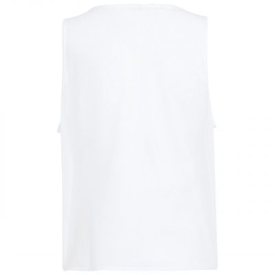 2. adidas Training BIB 24 Junior Training Bib for Kids, White JF3246