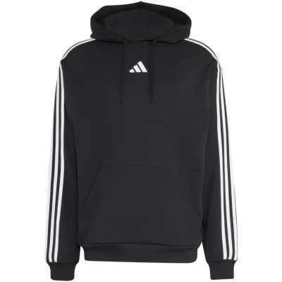 2. Men's adidas Essentials 3-Stripes French Terry Hoodie Black KY6605
