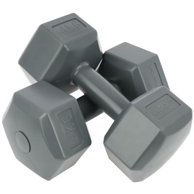 3. EB FIT composite dumbbell set 2x4kg blue 1027043