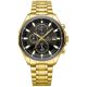 Men's Watch Giewont Chronograph Sapphire Gold Black GW7290-B4