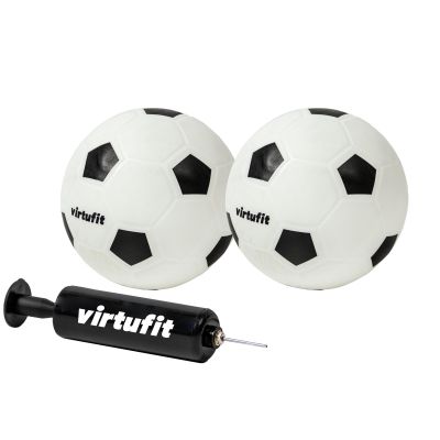 8. VIRTUFIT CHILDREN'S SOCCER GOAL SET WITH 2 BALLS AND PUMP - SOCCER GOALS - 92