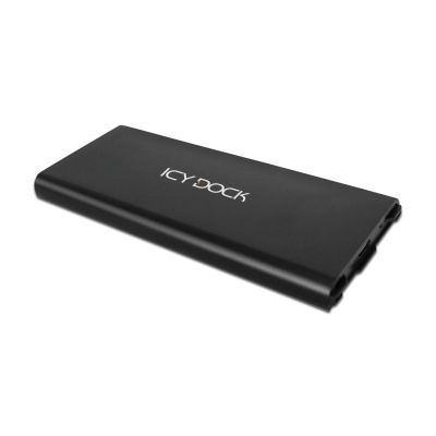 4. Icy Dock MB861U31-1M2B Hard Drive Enclosure SSD Case Black M.2