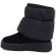 3. Black leather platform snow boots Big Star UU274731