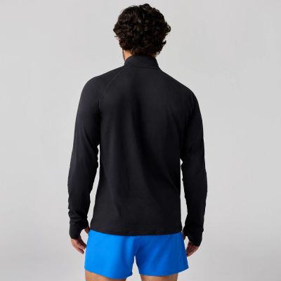 3. Men's Dash 1/4 Zip 3.0 Running Hoodie Black Men's Dash 1/4 Zip 3.0 Running Hoodie Black