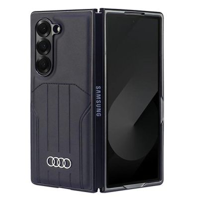 Audi Synthetic Leather MagSafe Case for Samsung Galaxy Z Fold 6 - Black