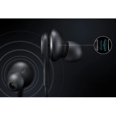 8. Samsung EO-IA500BBEGWW wired headphones 3.5mm mini jack - black
