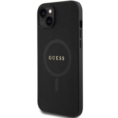 2. Guess GUHMP15MPSAHMCK iPhone 15 Plus 6.7" black/black hardcase Saffiano MagSafe