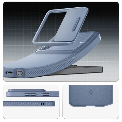 11. Spigen Optik Armor Case for Samsung Galaxy S26 Ultra - Blue