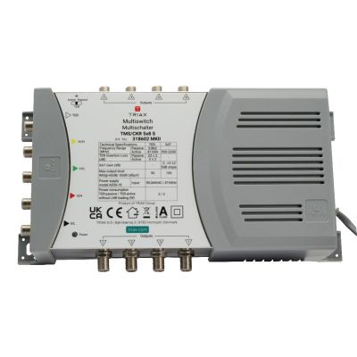 4. TMS-5/8S Multiswitch 5 inputs / 8 outputs Triax
