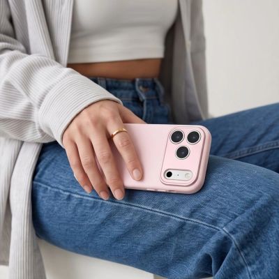 6. Tech-Protect Uniq MagSafe CC Case for iPhone 18 Pro / 17 Pro - Pink