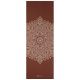 7. Gaiam Intense Rust Sundial Flower Yoga Mat 5mm 65733