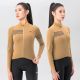 5. Rockbros YPW065 TVI Women's Long Sleeve Cycling Jersey Fall/Winter L - Yellow