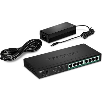 5. TRENDnet Switch 8-Port Gigabit PoE+ (120W)