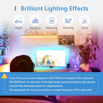 2. Meross MSL320 LED strip lights Universal LED strip 5 mm