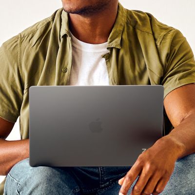 7. ZAGG Hardshell - Protective Case for MacBook Air 13" M2 (2022) / M3 (2024) / M4 (2025) (smoke)