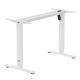 12. ERGO OFFICE ELECTRIC DESK ADJUSTABLE MAX HEIGHT 1160MM, MAX - 80 KG, WITHOUT TABLETOP FOR SITTING AND STANDING WORK, WHITE ER-400 W