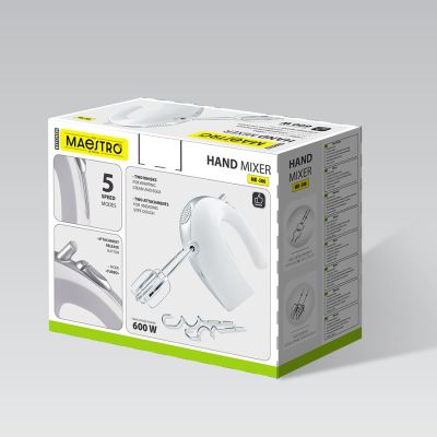 4. 600W Hand Mixer MR-506 MAESTRO
