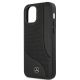 6. Mercedes Leather Perforated Area Case for iPhone 12 mini - Black