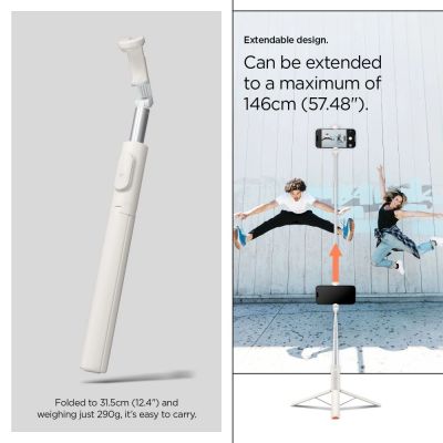 21. Spigen S541W Bluetooth Selfie Stick - White