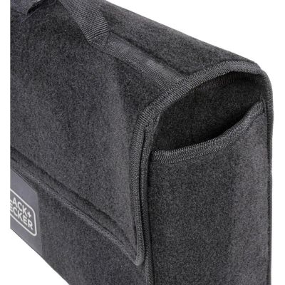 11. ORGANIZER STORAGE BAG CAR 29X15X30cm BLACK + DECKER