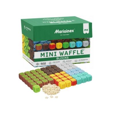 10. Marioinex Mini Waffle building blocks, 406 pieces