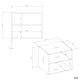 8. 60 OPENO WHITE Top Unit – Shelf for Modular Wardrobe, 60 cm, for Bedroom