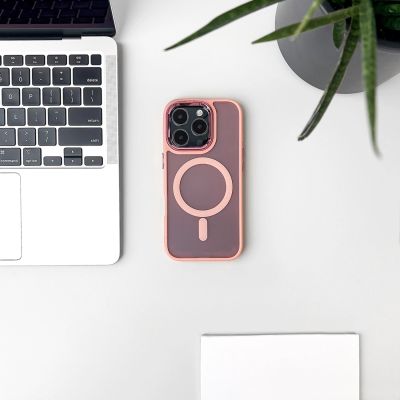 7. Magnetic Collection MagSafe iPhone 16 Plus Case - Pink