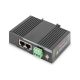 12. Industrial PoE+ power supply. Gigabit, 802.3 af/a