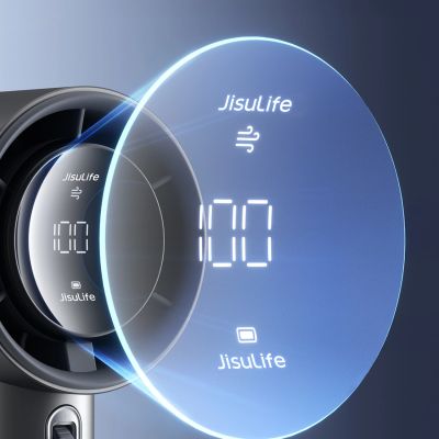 7. Jisulife Handheld Fan Pro1 S 5000mAh FA53PRO Mini Blower Portable USB Metal Fan - Dark Gray