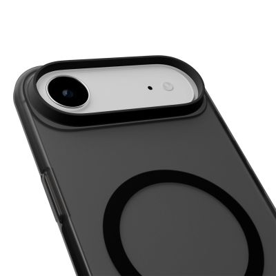 10. Puro Daylight Magsafe Compatible Silicone Case for iPhone 17 Air - Translucent Black