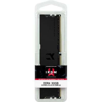 GOODRAM DDR4 IRP-K3600D4V64L18/16G 16GB 3600MHz 18-22-22 Deep Black