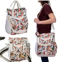 DUNLOP FLOWERS BIKE RACK BAG 20L