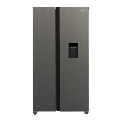 Side by Side Total No Frost Refrigerator MPM-439-SBS-15/ND, stainless steel, height 177cm