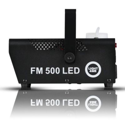 6. LIGHT4ME FM 500 LED V2 - Smoke/fog machine, wireless remote control, 500W power, 3x1W RGB light effect