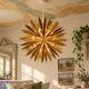 7. Hanging Paper Snowflake Decoration Ø 50 cm MICA – Brown