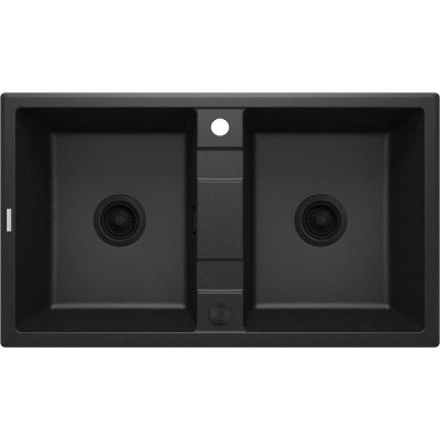 Granite sink, 2-bowl, ZQE_G203 5908212081365
