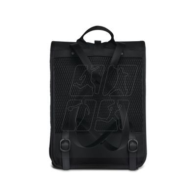 2. Rains Rolltop Rusksack Mesh Mini Black W3 13350 01 backpack