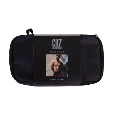 6. CR7 men's boxer shorts 5 pack black as a gift - 8123-49-2902