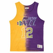 Mitchell & Ness NBA Utah Jazz John Stockton Tie Dye Cotton Tank - TTNK3206-UJAYYJSTYWPR