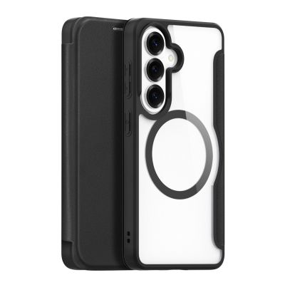 Dux Ducis Skin X Pro MagSafe Compatible Wallet Case for Samsung Galaxy S26+ - Black