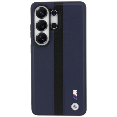 3. BMW Perforated Stripe Logo MagSafe Case for Samsung Galaxy S26 Ultra - Navy Blue