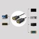 11. Orico XD-DITV cable DVI 24+1 VGA Full HD adapter 5 m - black