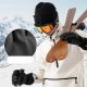 3. Qunature Ski Gloves - Finger Style Black M