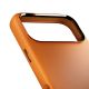 4. Puro Icon Mag Pro Liquid Silicone Case for iPhone 17 Pro, MagSafe Compatible, with Camera Protection and Aluminum Buttons - Orange