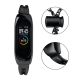 7. Metal bracelet for Xiaomi Mi Band 3 / 4 / 5 / 6 band strap - black