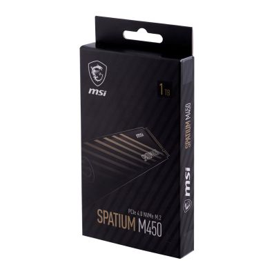 3. MSI SPATIUM M450 PCIe 4.0 NVMe M.2 1TB V1 SSD