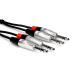 2. Hosa Technology HSS-010X2 audio cable 3 m 2x 6.35 mm TRS Black