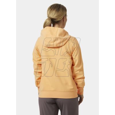 5. Helly Hansen sweatshirt with hood W HH Logo Full Zip Hoodie 2.0 W 34461 316