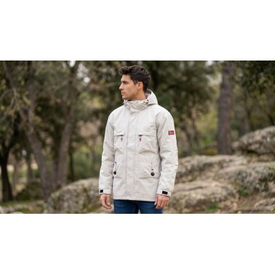 3. Men’s Mid-Season Jacket Geographical Norway BARIMO OFF WHITE DB MEN 009 (SZ1967H/GN-OFF WHITE)