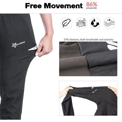3. Rockbros Men's Cycling Pants Black M